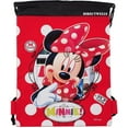 thumbnail image 3 of Minnie Mouse Shop Together Character Licensed Red Drawstring Bag, 3 of 3