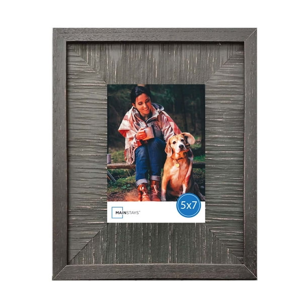 Mainstays 5x7 Black Wooden Picture Frame