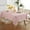 Pink, variant on Cotton Linen Lace Plaid Tablecloth, Washable Wrinkle-Resistant Thick Plaid Tablecloth, Picnic, Living Room, Restaurant Table Decor, Rustic Holiday Tablecloth