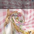 thumbnail image 6 of Cloth Napkins Set of 6 - 20x20 Inches, Happy Easter Washable Reusable Table Napkins, Spring Easter Eggs Bunny Floral Pink Plaid Soft & Absortbent Dining Napkin for Party Wedding Hotel Restaurant, 6 of 8