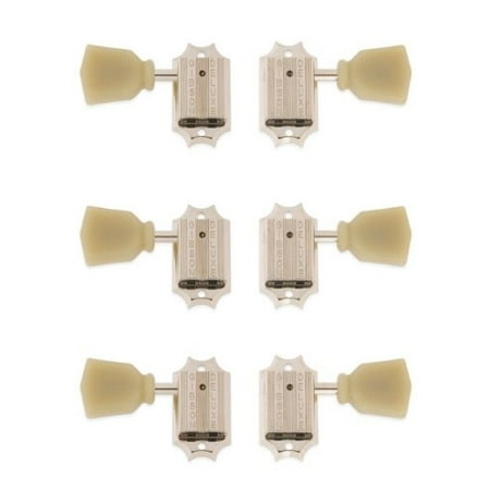 - Gibson Vintage Nickel Machine Heads Solid Nickel Closed Housing Construction