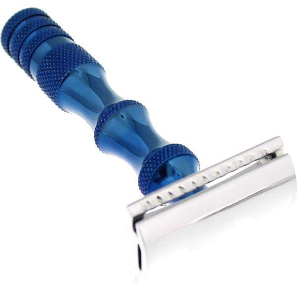 WCS Blue Titanium Collection Razor, 84BL-Open Comb