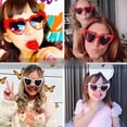 thumbnail image 2 of HBMYN Kids Polarized Heart Girls Sunglasses for Toddler Bendable Sunglasses Shades Age 2-8, 2 of 6