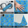 thumbnail image 4 of Xecao Colorful Snake print Flannel Mat: Non-slip, 16x24in. Ideal for kitchen, bedroom, bath & living room., 4 of 9