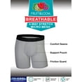 thumbnail image 5 of Fruit of the Loom Men's Breathable Micro-Mesh Boxer Briefs, 3 Pack, Sizes S-2XL, 5 of 11