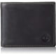 thumbnail image 1 of Billetera Timberland de piel negra con bolsillo abatible para hombre, 1 of 8