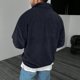 thumbnail image 4 of Blusa y camisa de manga larga con cuello alto para hombre, informal, a la moda, lisa, con cuello alto, sudadera de manga larga, blusa de poliéster para hombre, 4 of 7