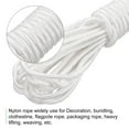 thumbnail image 5 of Uxcell Nylon Rope Solid Braided 1 Roll of 0.23 inch x 49.2 Foot White, 5 of 5