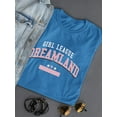 thumbnail image 3 of Girl League Dreamland College T-Shirt Women -Image by Shutterstock, Female 4X-Large, 3 of 4