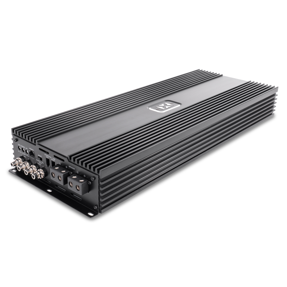 NVX XCA6K XC-Series Korean Competition Class-D Monoblock Amplifier w/ LED Remote Bass Knob 6000W RMS