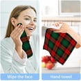 thumbnail image 5 of Coolnut 6 PCS Buffalo Plaid Washcloths, 12 X 12 Inches Cotton Wash Cloths, Highly Absorbent and Soft Face Towels for Bathroom,Gym,Hotel and Spa, 5 of 6