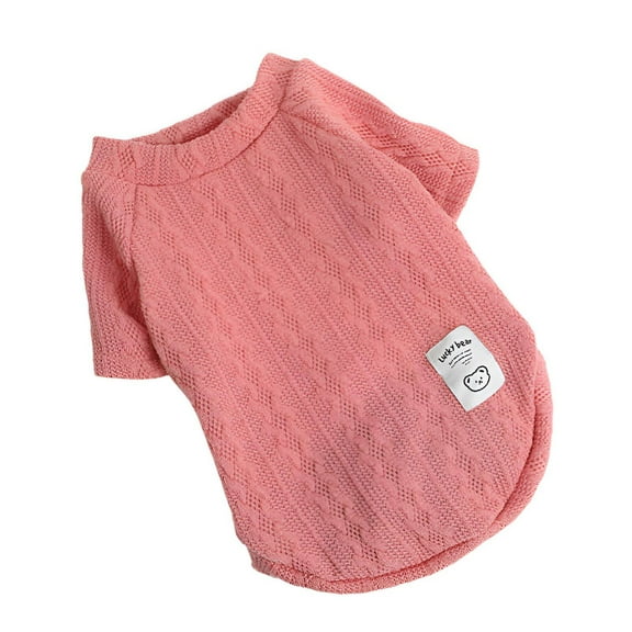 TELOLY Dog Sweater,Cozy Woven Fabric Dog Hoodie,Warm Yet Airy Dog Pajamas,XS