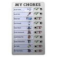 thumbnail image 1 of thinsony Plastic Board Office Memo Note Portable Reusable Message Checklist Task List Maker for Home Camping, MY Style, 1 of 7