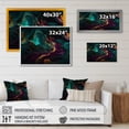 thumbnail image 4 of DESIGN ART Designart "Liquidity In Art Ii" Abstract Liquid Ink Canvas Art Print 20 in. wide x 12 in. high, 4 of 5