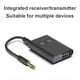 thumbnail image 2 of Transmisor y Receptor Bluetooth 5.2 para Coche, Adaptador de Audio Inalámbrico HD de Baja Latencia con Entrada Auxiliar de 3,5 mm., 2 of 5