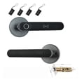 thumbnail image 1 of Door Lock, Fingerprint Door Lock for bedroom Biometric door Handle knob lock Tuya Keyless Smart Electric Security Locks ,Easy to Install, 1 of 7