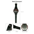Men's Digital Sport Wristwatch Plastic Strap