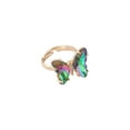 thumbnail image 1 of WREESH Ladies Fashion Creative Gradient Butterfly Adjustable Ring With Opening, 1 of 2