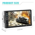 thumbnail image 4 of Double 2 DIN Car Stereo Radio, DFITO 7" HD MP5 Digital Display Touch Screen, Bluetooth MP5 Player, 4 of 9