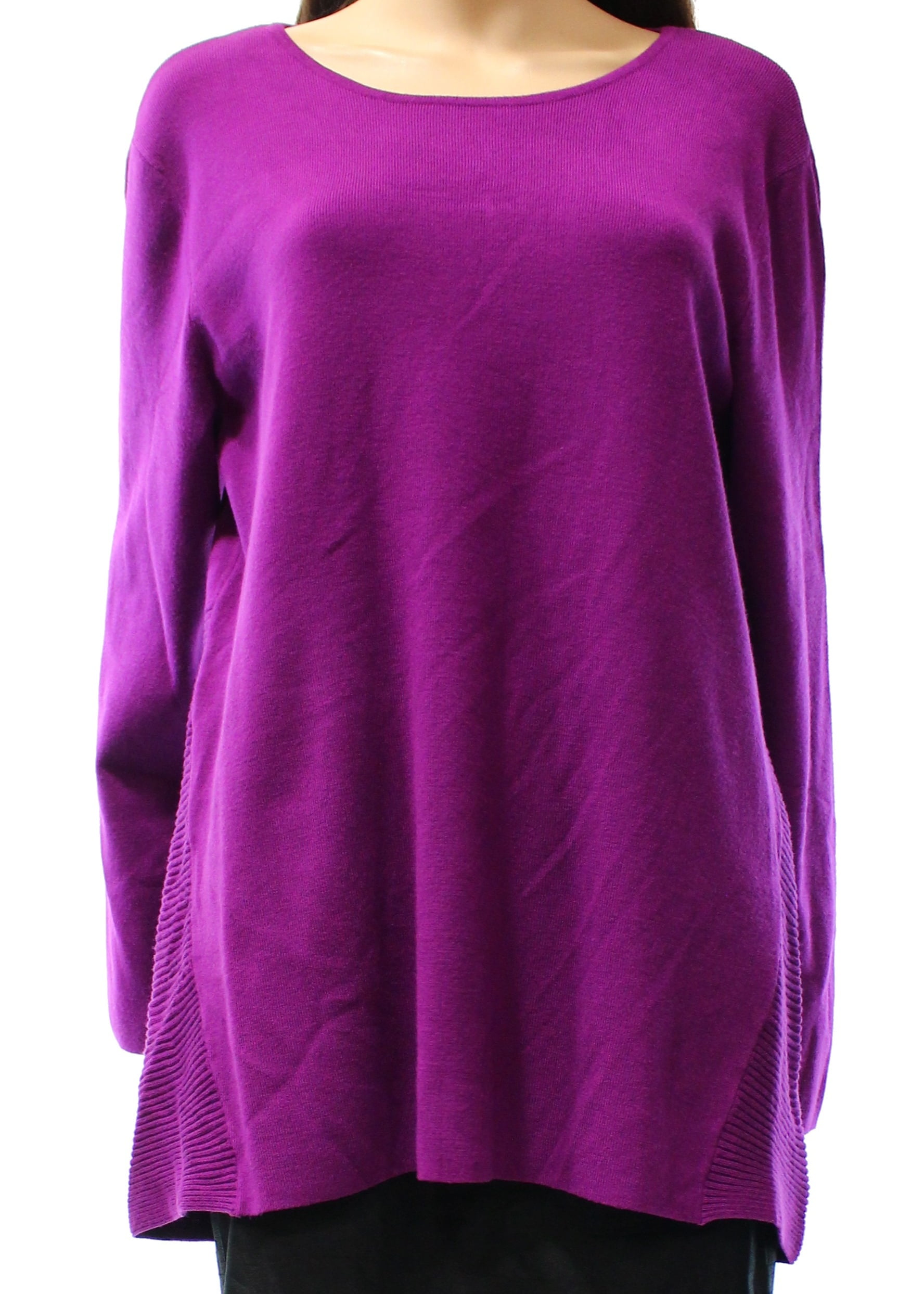alfani ribbed tunic sweater