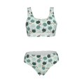 thumbnail image 5 of Kdxio Frog And Dragonflies for Womens High Waisted Bikini Top Sports Style Two Piece Bathing Suits, 5 of 5