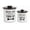 Ruff Day, variant on Define Marvelous 2 pc Set Dog Treat Container with Lid, Round Tin Dog Treat Storage Jar for Countertop (Ruff Day)