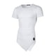 thumbnail image 1 of Camiseta holgada irregular rasgada para hombre Camiseta de manga corta con agujero ahuecado Jumpingount FS7772-09, 1 of 4