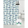 thumbnail image 1 of Peva Shower Curtain With 12 Polyresin Hooks (Diamond), 1 of 1