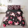 thumbnail image 2 of Castle Fairy Kawaii Axolotl Twin Bedding Sets,Pink Animal Salamander Bedding Comforter Set, 2 of 8