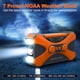 thumbnail image 2 of Hot Sales Versatile Large Capacity Versatile Radio Portable 10000mAh Radio With Solar Hand Crank AMFM Flashlight Accessory, 2 of 7