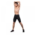 thumbnail image 4 of Midnight Navy Blue Men Summer Running Shorts Gym Mens Sport Compression Tights Quick Drying Training Fitness Compression Gym Shorts M, 4 of 9