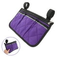 thumbnail image 4 of KAKOWELY Wheelchair Side Bag Multi-Functional Wheelchair Armrest Side Storage Pocket Wheelchairs Armrest Storage Bag Walker Pocket for Folding Walker Decorative Hanging Bag Armrest Bag, 4 of 4