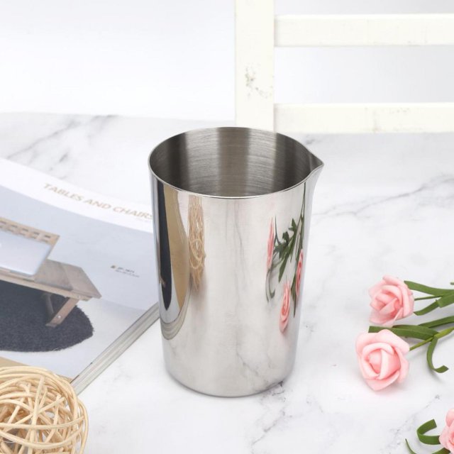 Taza De Café Taza Mezcladora De Metal Taza Mezcladora Taza De Cóctel Taza De Vino Taza De Viaje Para Bartende Para Whisky 500ml ANGGREK Taza de cóctel