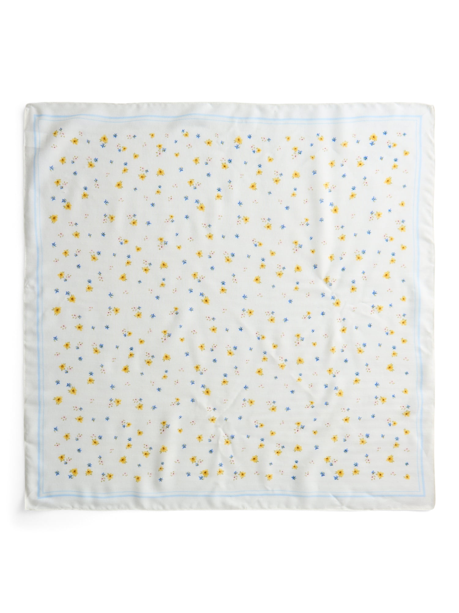 No Boundaries Women's Printed Bandana with Versatile Style, White