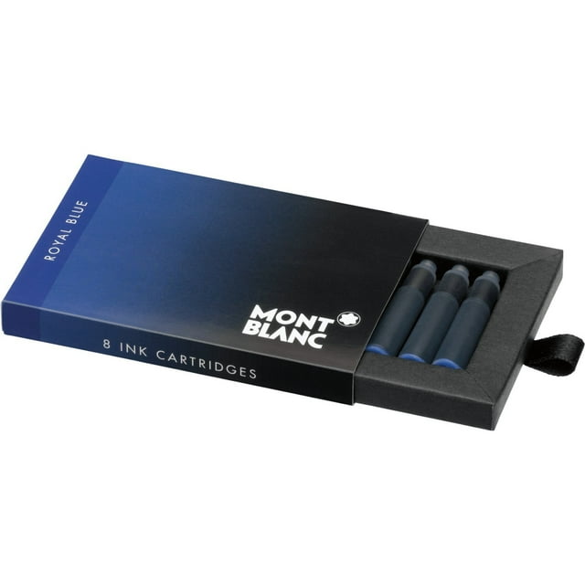 Recarga de cartucho de tinta Montblanc Royal Blue, paquete de 8
