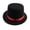 D, variant on Black Pet Top Hat for Dogs and Cats, Adjustable Gentleman Costume Accessory, Halloween Party Cosplay Prop, Funny Holiday Photo Hat for Small Medium Pets