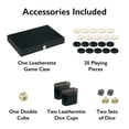 thumbnail image 2 of Mainstreet Classics by GLD Products Juego de backgammon clásico, 2 of 8