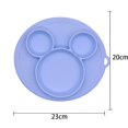 thumbnail image 2 of Silicone Bowl Cartoon Dining Plate Training Waterproof Baby Dishes Children Self-Feeding Suction kitchenware, 2 of 3