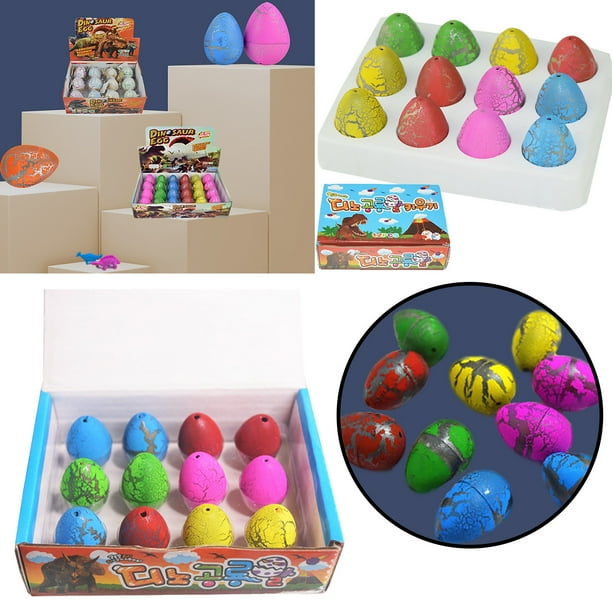 keusn hatching growing dinosaur toys world 12 pack large size grow