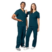 Adar Universal Mens Scrubs - Unisex Drawstring Scrub Set