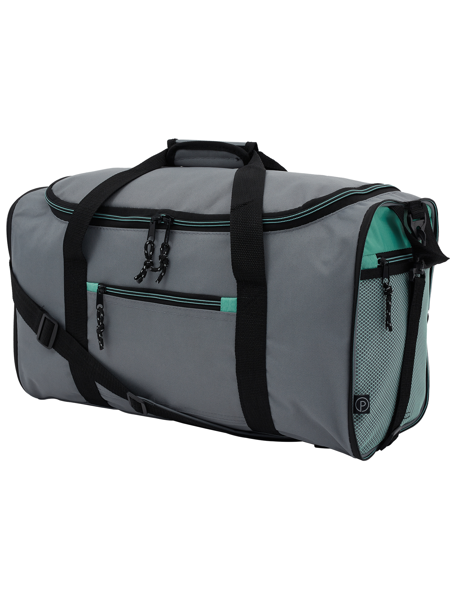 Protégé 20" Collapsible Polyester Sport and Travel Duffel Bag, Gray - image 3 of 9
