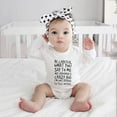 thumbnail image 3 of Be Careful What You Say to Me My Grandma's Crazy Bringing Home Baby Outfits Girl Long Sleeve Girls Rompers White Baby Boy on, 3 of 5