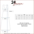 thumbnail image 4 of 24seven Comfort Apparel Ruffle Off The Shoulder Maternity Maxi Dress, 4 of 4