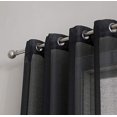 thumbnail image 3 of Cortinas HLC.ME negras transparentes, 2 paneles, 137 cm x 213 cm, poliéster, 3 of 8