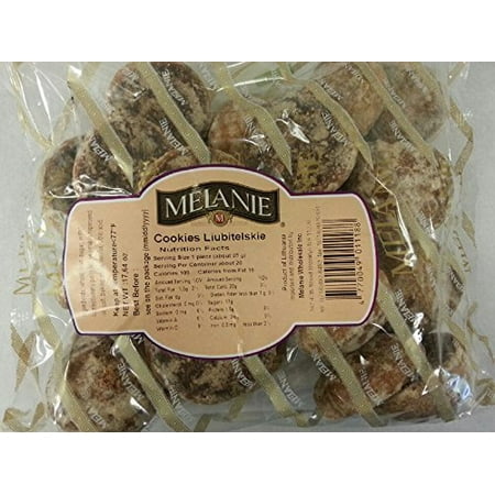 Russian Christmas Cookies Imported Russian Tea Cookie GingerBread (Pack of 2) 700g 17.8 oz (Liubitelski). Includes Our Exclusive HolanDeli Chocolate Mints. ()