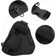 thumbnail image 3 of Sac pour Talkie-Walkie, Pochette Radio Bidirectionnelle Portable de 10,2 X 6,69 Po avec Sangle Ajustable, Support de Transport pour Radios - Noir, 3 of 5