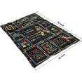 thumbnail image 3 of Autism Blanket Puzzle Cure Awareness Flannel Throw Gift for Childs Teens Adults Super Soft Lightweight Breathable Bed Sofa Couch Meaningful Colorful Foldable Unisex 100x130 Black 40x50, 3 of 6