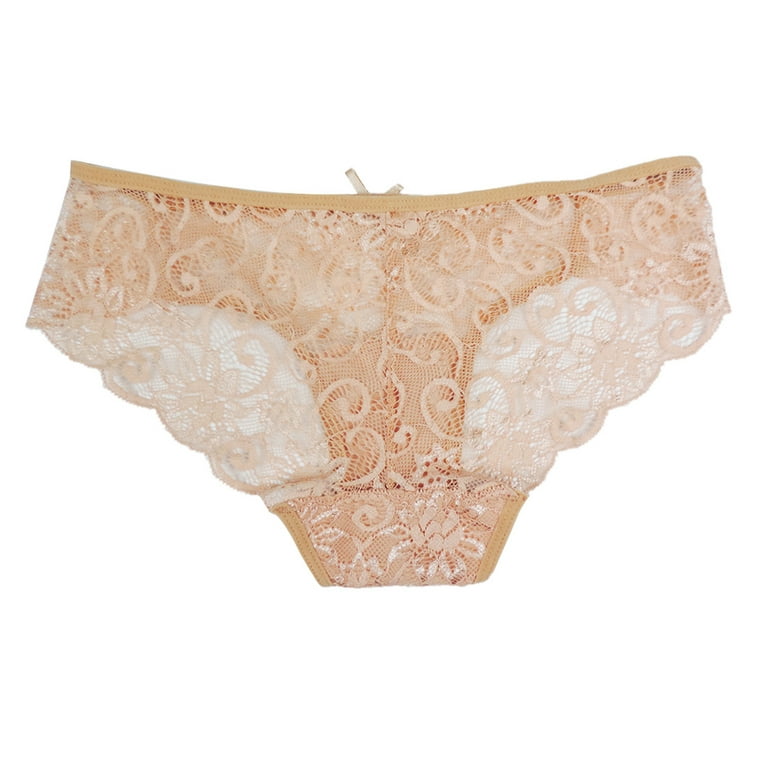 Lyacmy Sexy Lace Underwear for Women, Invisible Seamless Cotton