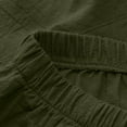 thumbnail image 5 of Sngxgn Womens Cotton Short with Pockets and Drawstring Waist(Army Green,S), 5 of 8