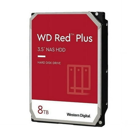 WD - Red Plus 8TB Internal SATA NAS Hard Drive for Desktops